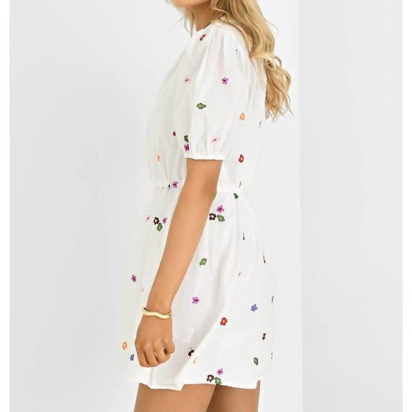 NEW VELVET BY GRAHAM & SPENCER cleo dress in cream - Picture 2 of 3